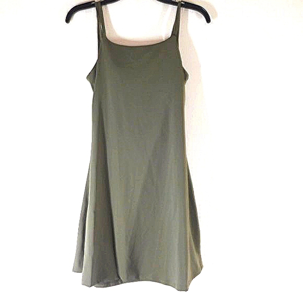 New HALARA THAT TIKTOK BRAND Dark Olive Dark Navy Green Small Women DRESS